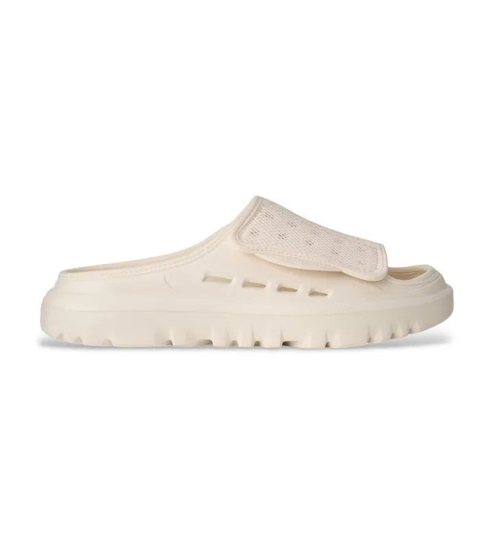 UGG para hombre. 1175194 Sandalias PeakMod Slide beige (40), Plano, Ninguno, Casual, Beachwear, Poliéster reciclado