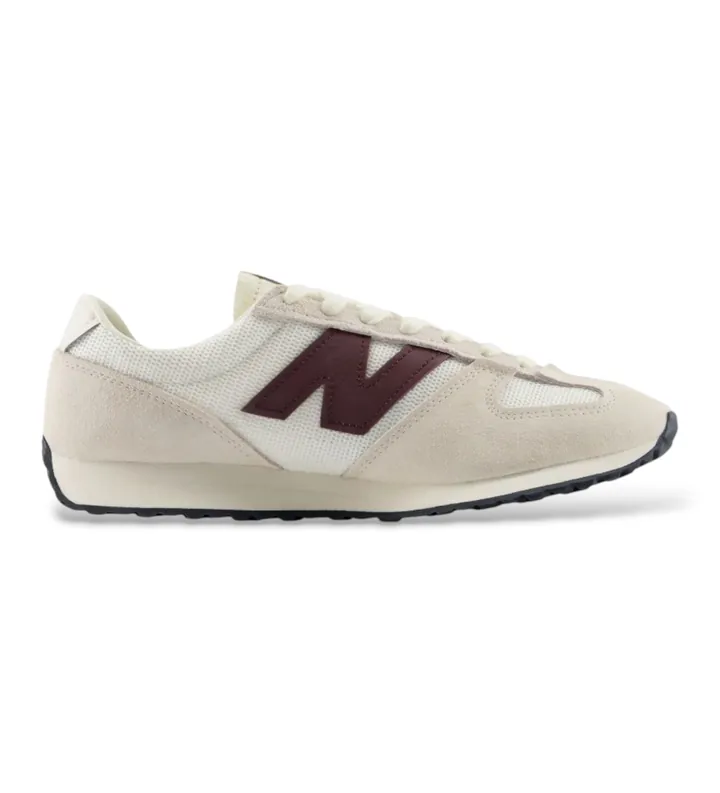 New Balance unisex. U471V1_LI Zapatillas de piel 471 beige (35.5), Plano, Ante, Cordones, Casual