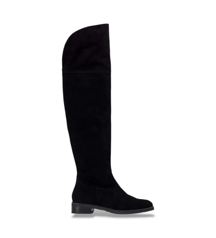 Wonders para mujer. C-5489_5080_5792 Botas de Piel Codigree 89 Negro (37), Plano, Serraje, Cremallera, Casual, Clásico