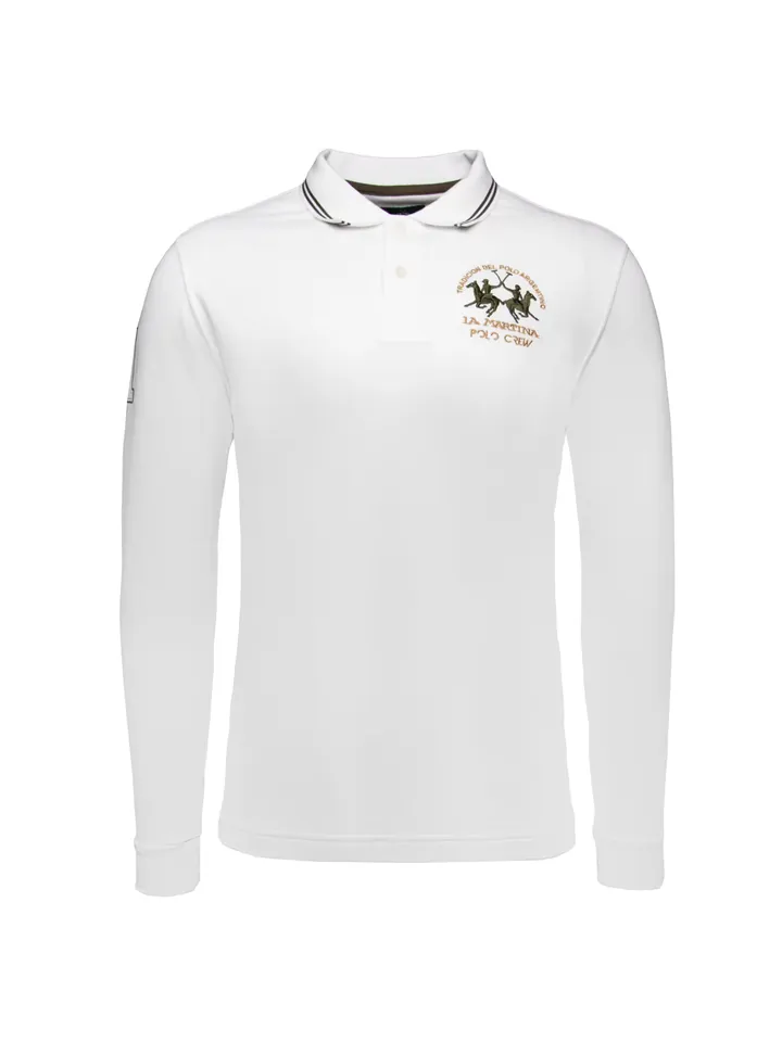 La Martina Camiseta ' XMP307 ' mezcla de colores / blanco