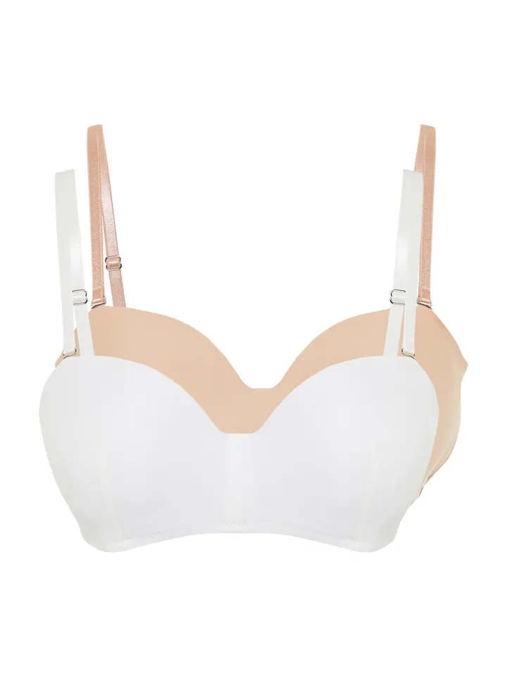 Trendyol Sujetador piel / blanco