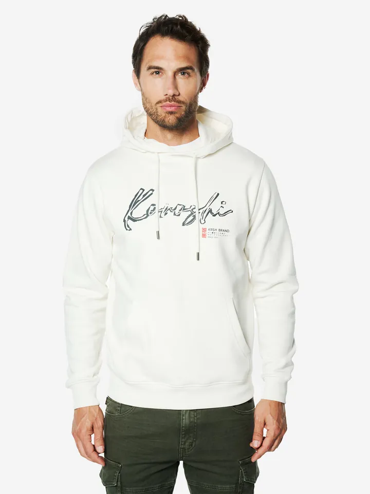KOROSHI Sudadera  rojo / negro / offwhite