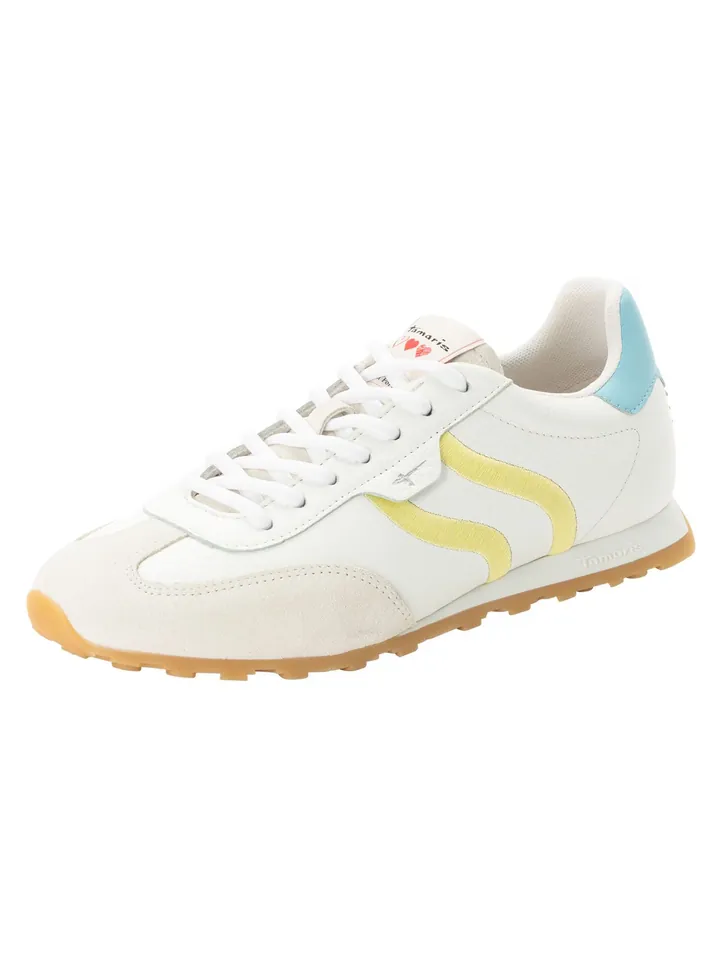 Tamaris Zapatillas deportivas bajas beige / azul / amarillo / rojo / blanco