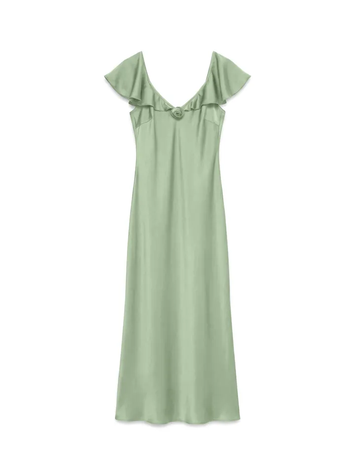 VERO MODA Vestido de noche 'VMRITA'  verde claro