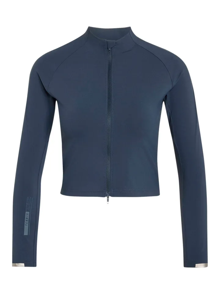 ADIDAS PERFORMANCE Sudadera con cremallera deportiva 'PRO'  marino / plata
