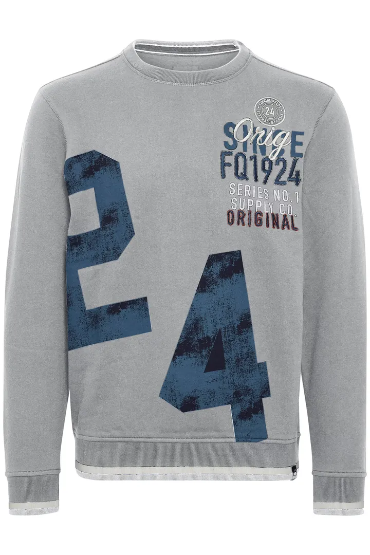 FQ1924 Sudadera 'Mangus' azul / gris