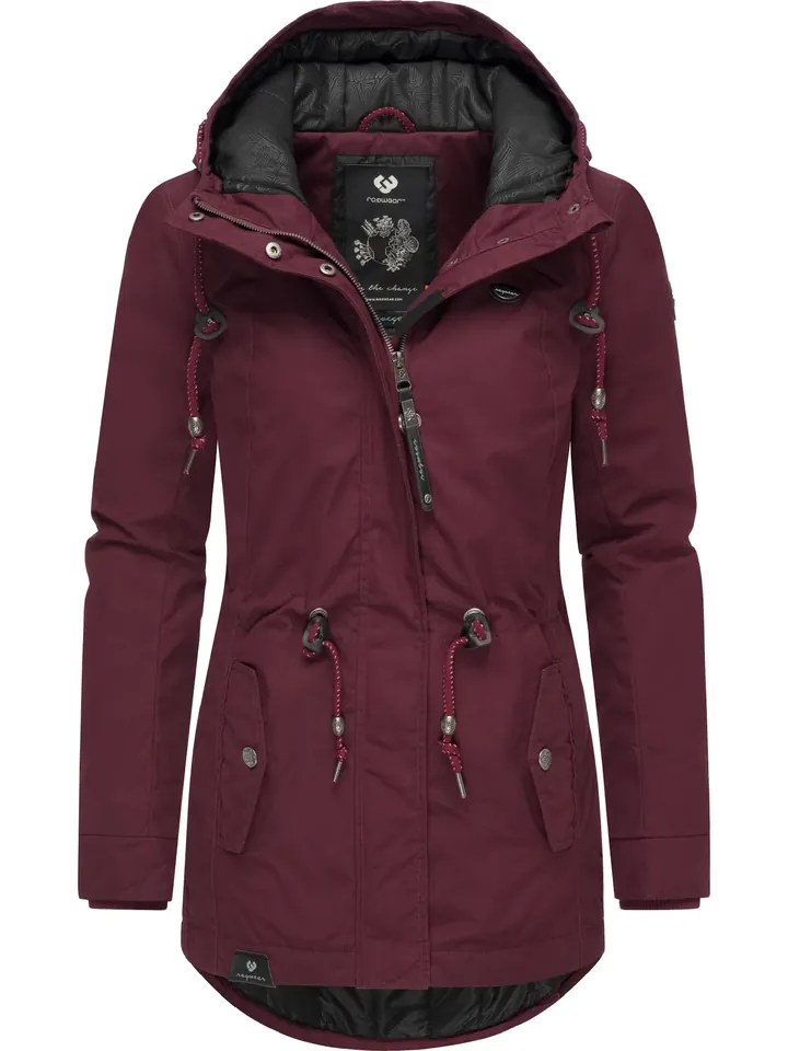 Ragwear Parca de invierno 'Monadis'  rojo