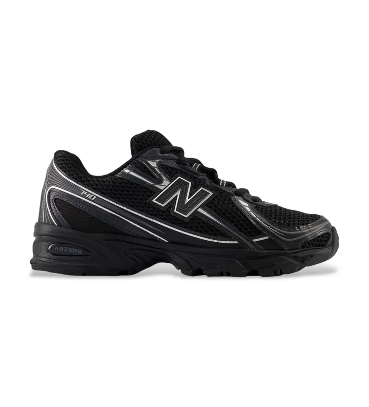 New Balance unisex. U740V2 Zapatillas 740 negro (36), Plano, Cordones, Deportivo