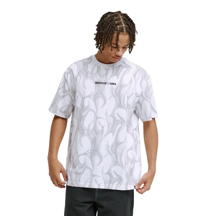 DC Liquid Fuego - Camiseta de manga corta Blanco Hombre