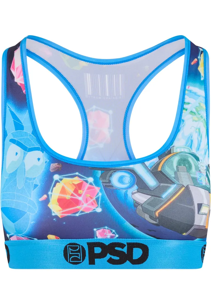 PSD Sujetador azul / amarillo / verde / rosa