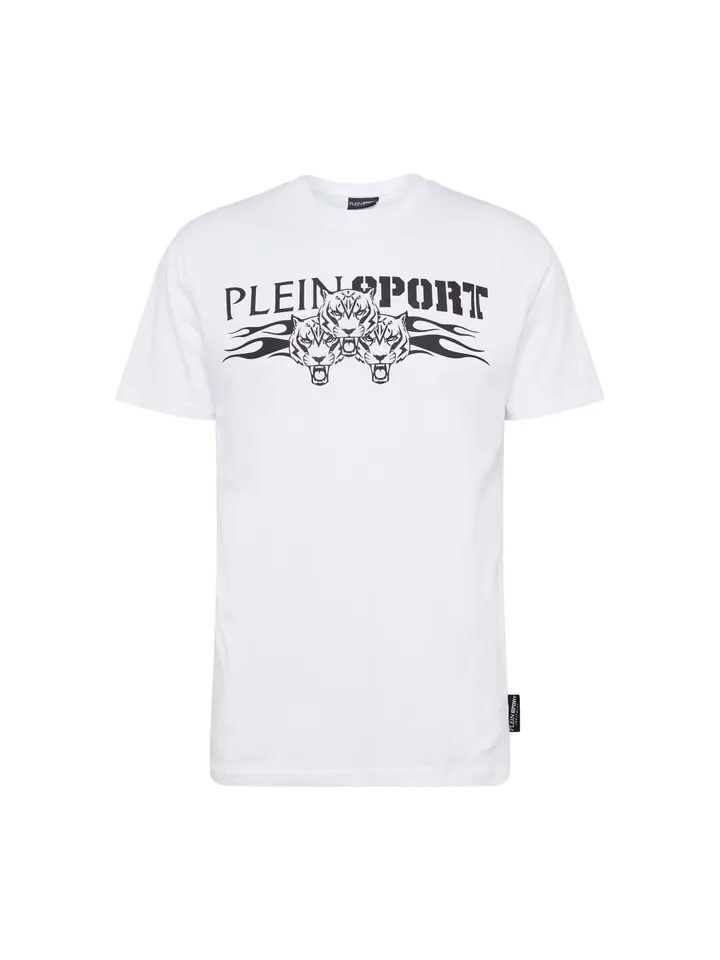 Plein Sport Camiseta 'Tiger' negro / blanco