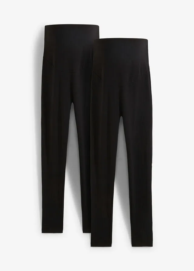 Leggings premamá de algodón orgánico (2 unidades)