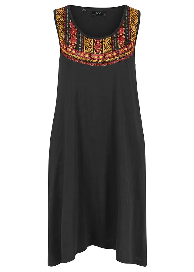 Vestido de punto con tirantes