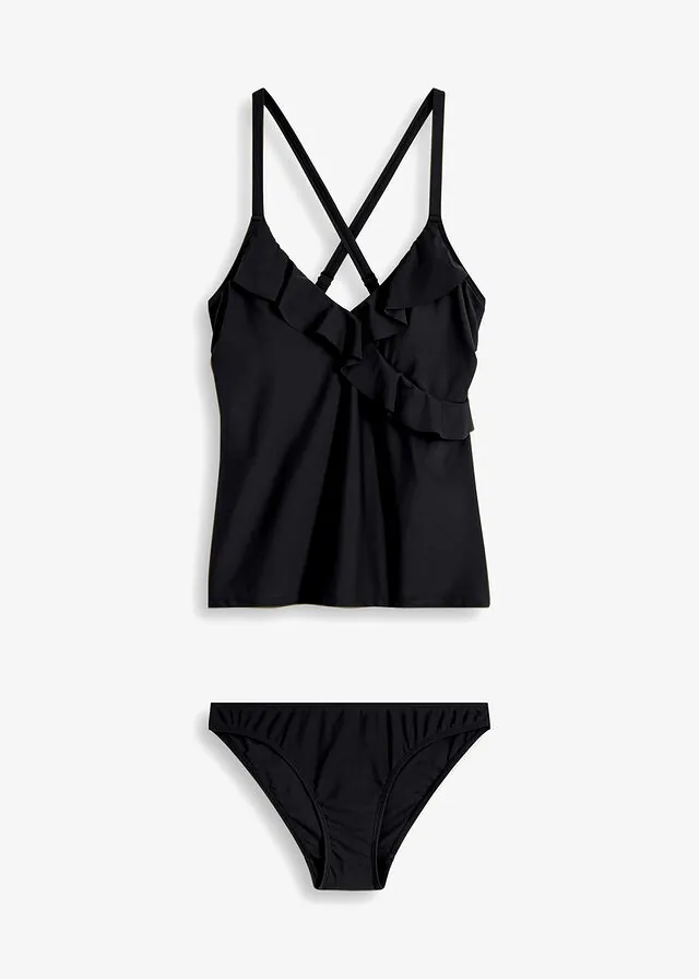 Tankini (2 piezas) con volantes