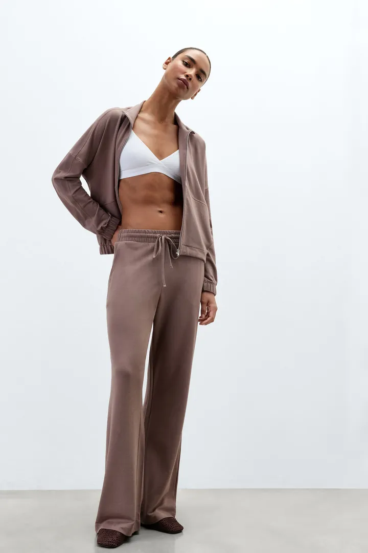 Intimissimi Pantalones Largos de Modal y Algodón Sporty & Chic Mujer Marrón Tamaño L
