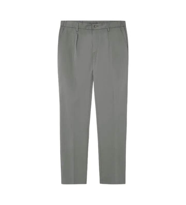 Hackett London para hombre. HM212627 Pantalón Drawcord verde (36/32), Casual, Lyocell