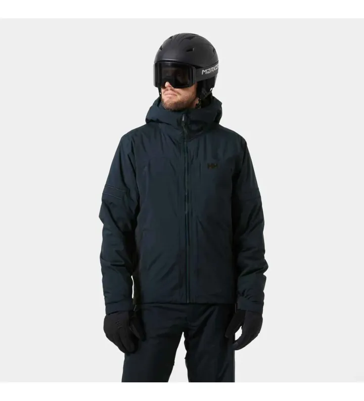 Helly Hansen para hombre. 65597 Chaqueta Courchevel marino (XXL), Casual, Deportivo, Poliéster, Nieve