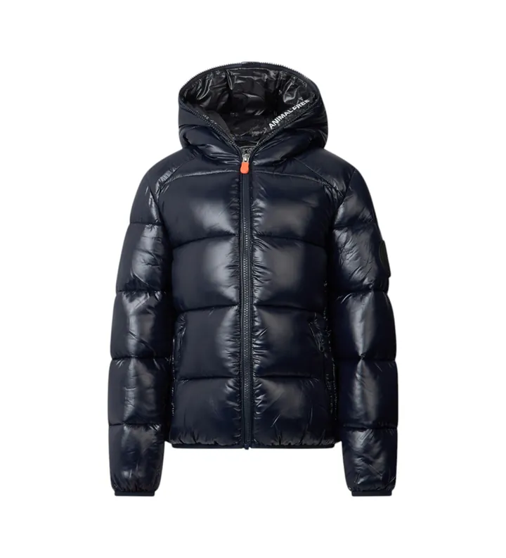 Save The Duck para mujer/niña. J31280B-LOVE21 Abrigo Artie marino (10años= 140cm), Casual, Sostenible, Nylon reciclado, moda infantil