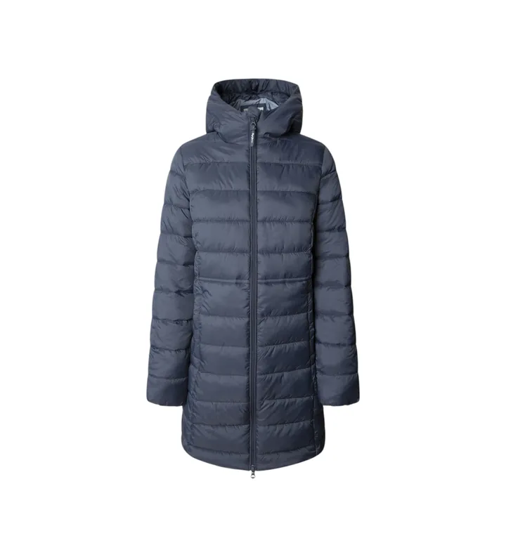 Pepe Jeans para mujer. PL4024372 Abrigo Sally Long marino (S), Casual, Poliamida