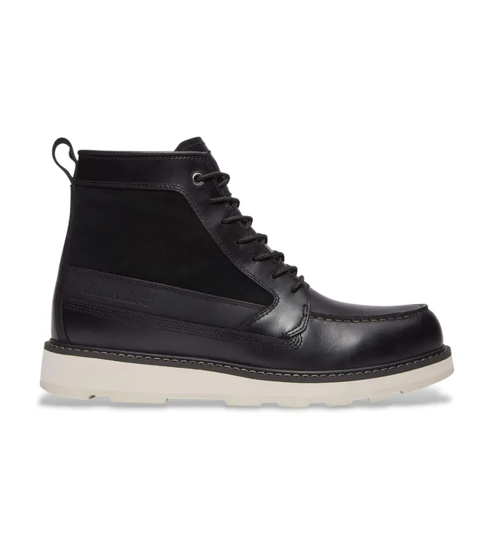 Timberland para hombre. TB0A6CE2W021 Botas impermeables Britton Mills negro (40), Piel, Plano, Cordones, Casual, Outdoor