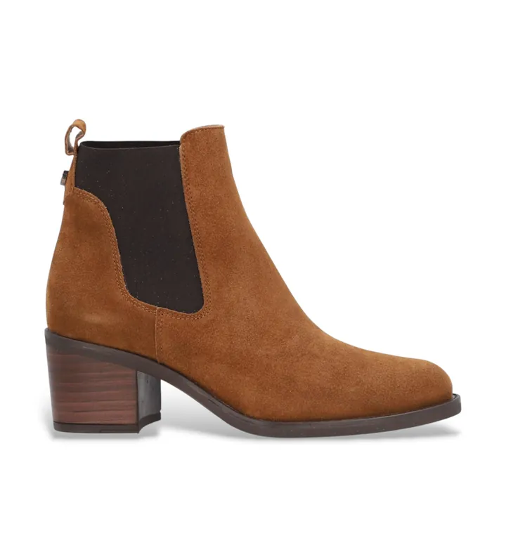 Alpe para mujer. 220211 Botines de Piel Anne marrón claro (36), 5 a 8cm, Ninguno, Casual
