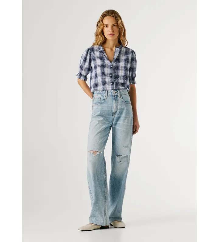 Pepe Jeans para mujer. PL2051044 Jeans Eden azul (24/30), Casual, Algodón, Denim