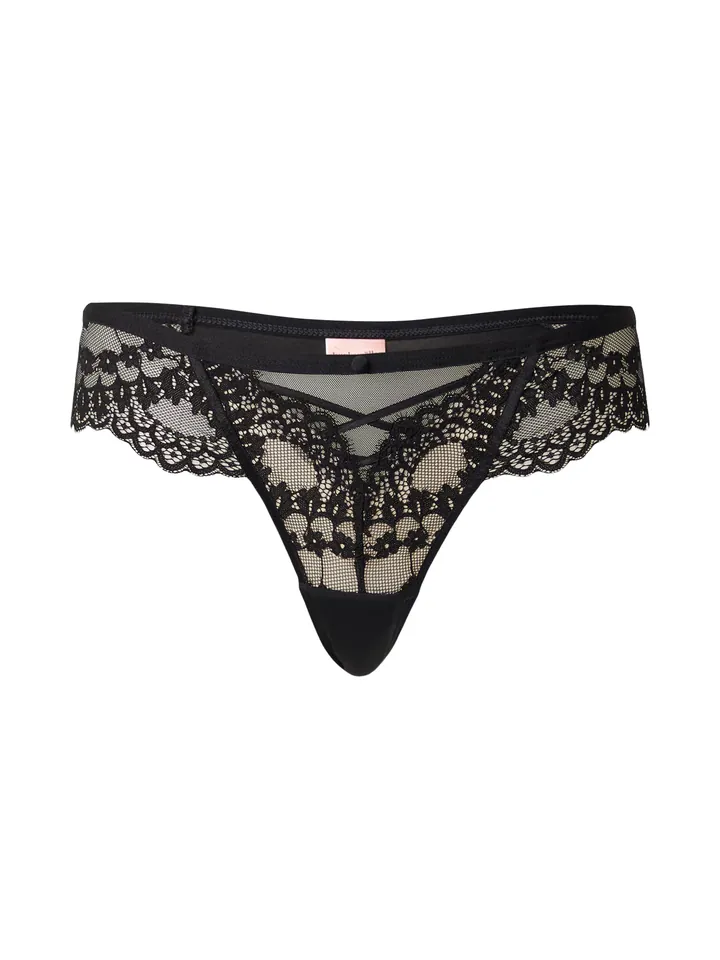 Hunkemöller Tanga 'Daisy'  negro