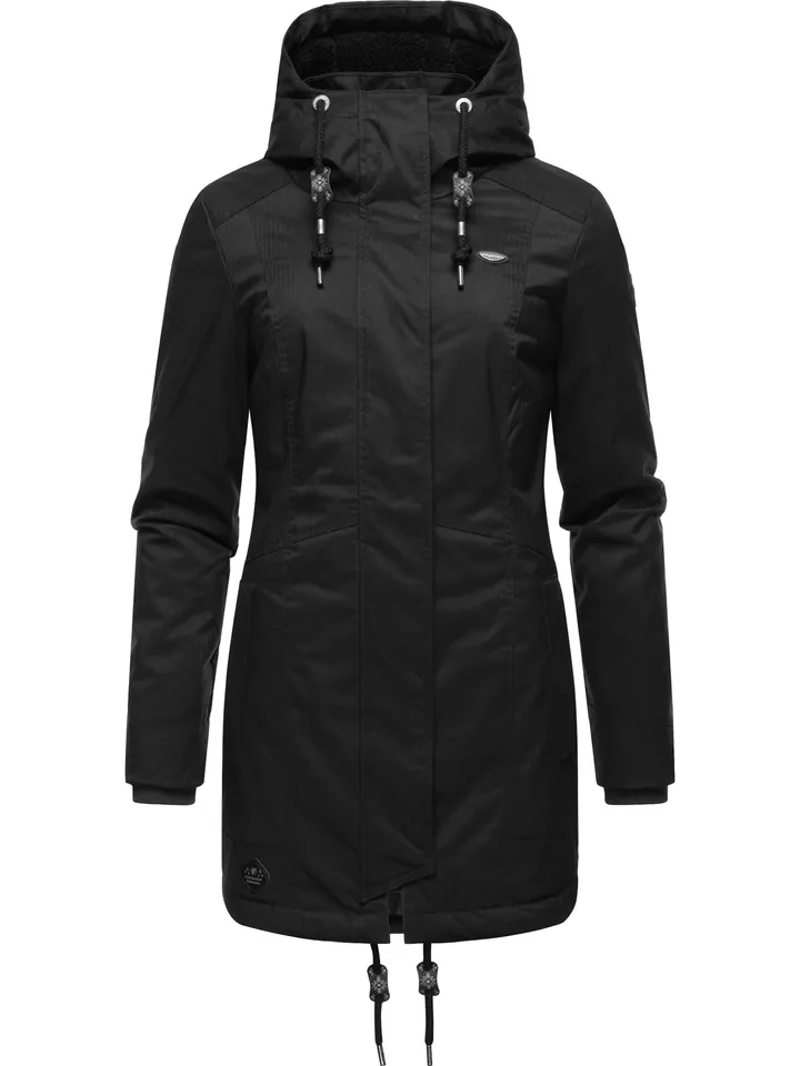 Ragwear Parca de invierno 'Tunned' negro