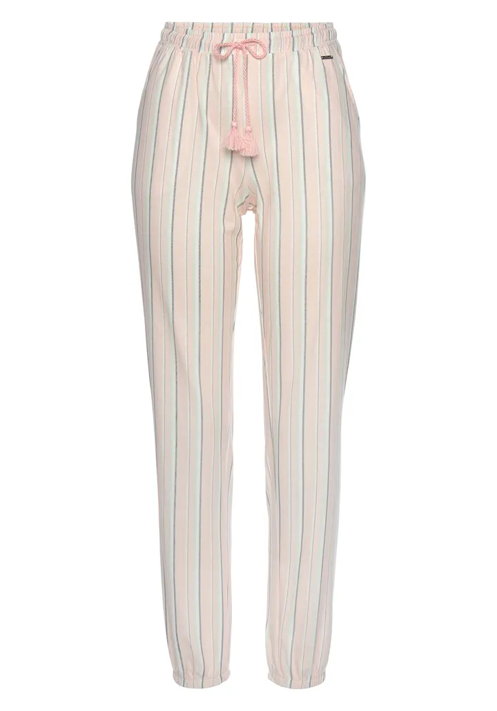 s.Oliver Pantalón de pijama  menta / rosa pastel / negro / blanco