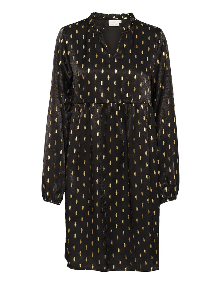 Kaffe Vestido 'Sofie'  oro / negro