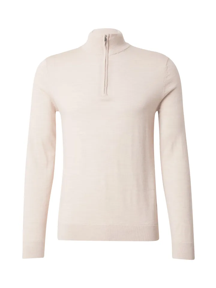 SELECTED Jersey 'Tray'  beige claro
