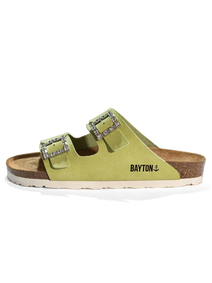 Bayton Zapatos abiertos 'STRASS ATLAS' verde