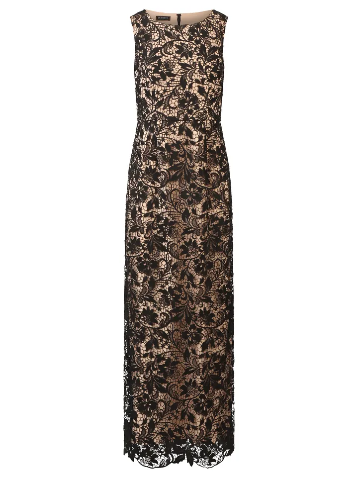 Kraimod Vestido de noche piel / negro