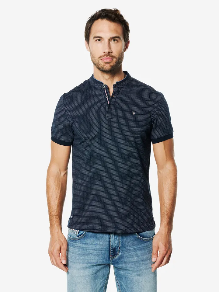 KOROSHI Camiseta navy / blanco