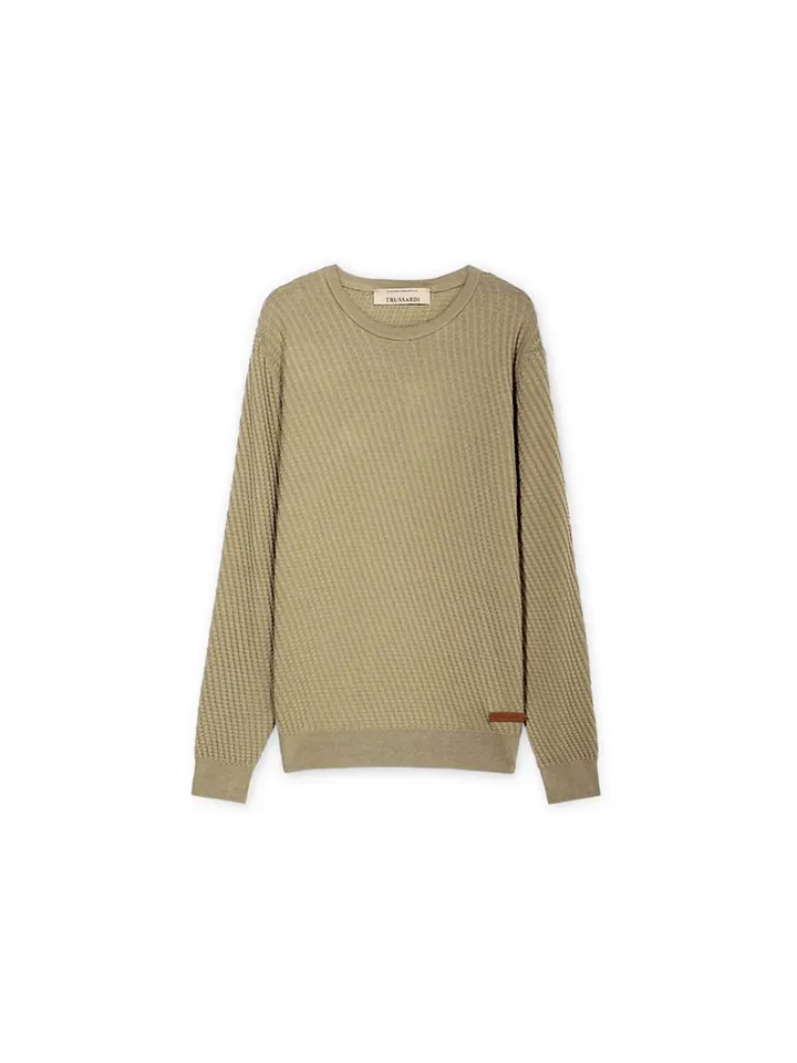 Trussardi Jersey  verde hierba