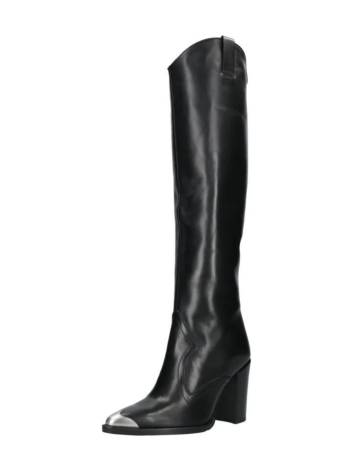 BRONX Botas 'New Americana'  negro / plata