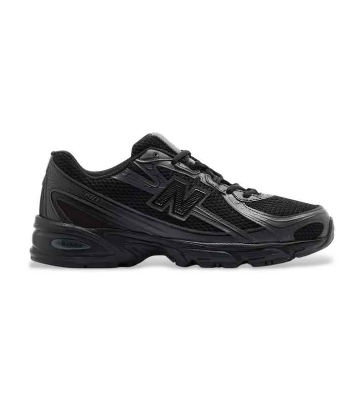 New Balance unisex. U740V2 Zapatillas 740 negro (36), Plano, Cordones, Deportivo