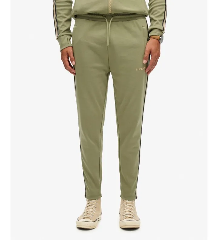 Superdry para hombre. M7011415A Pantalón Jogger Tech Cult verde (L), Casual, Algodón
