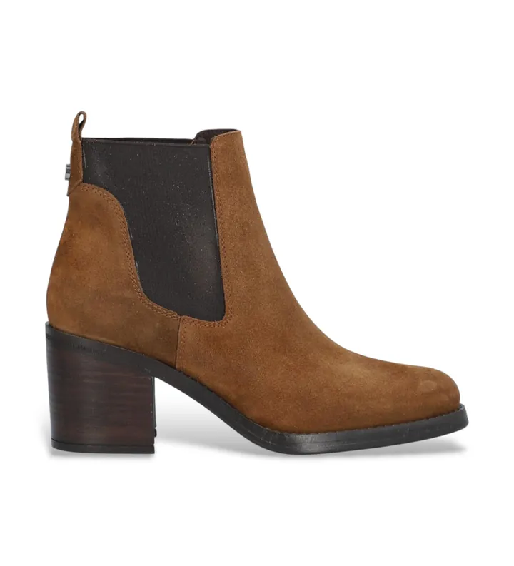 Alpe para mujer. 240411 Botines de Piel Leyna marrón (40), 5 a 8cm, Ninguno, Casual