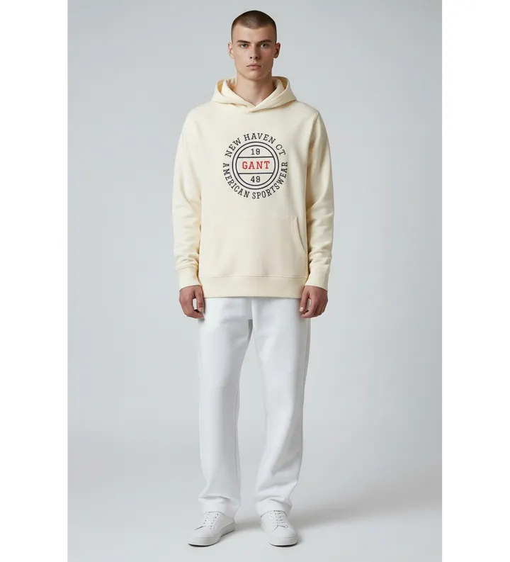 Gant para hombre. 2067110 Sudadera Graphic beige (L), Casual, Algodón