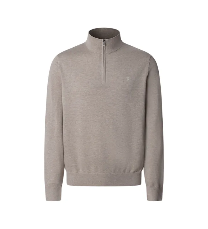 Hackett London para hombre. HM7000117 Jersey Ess beige (3XL), Algodón, Clásico
