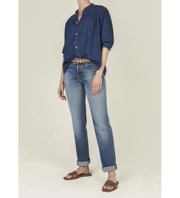 Pepe Jeans para mujer. PL2051038 Jeans Straight Arrow Spring azul (25/30), Casual, Algodón, Denim