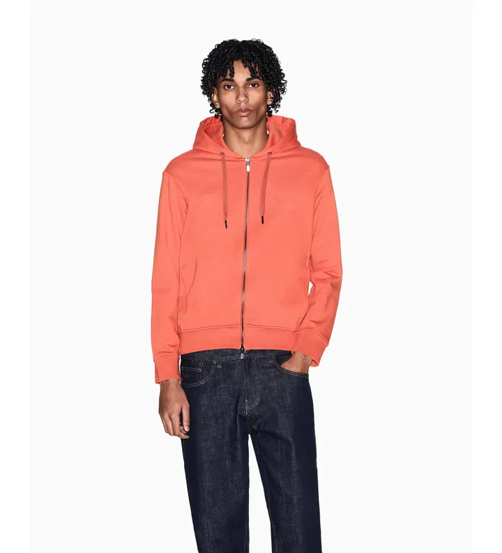A|X Armani Exchange para hombre. XM001293AF20934U3040 Sudadera Soft naranja (L), Casual, Algodón, Manga corta