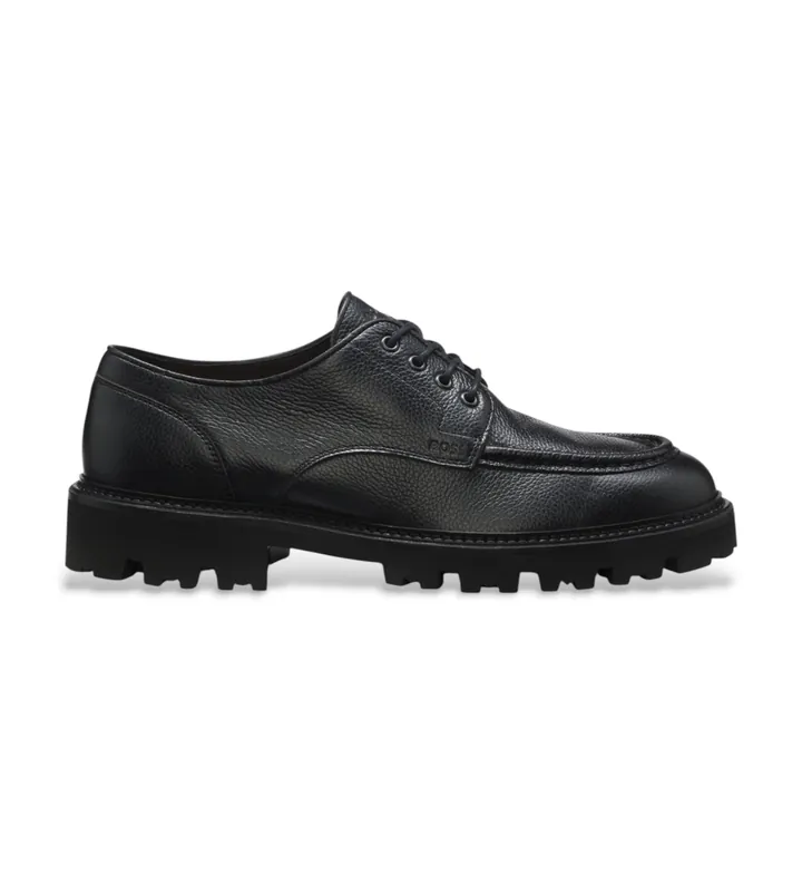 BOSS para hombre. 50573404 Zapatos de piel Julyo Derb negro (40), Plano, Cordones, Casual, Clásico