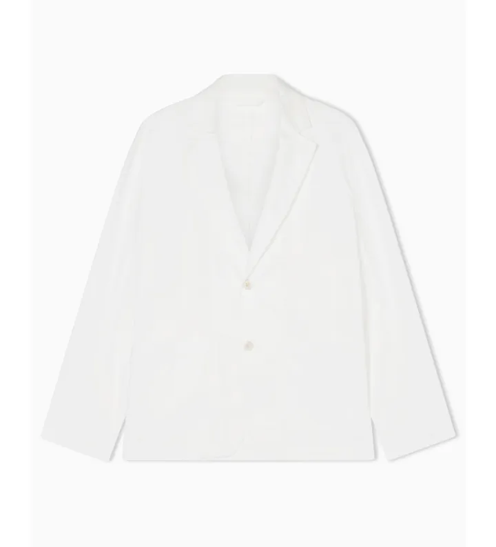 A|X Armani Exchange para hombre. XM002073AF11882U0009 Blazer Deconstruido blanco (34), Casual, Algodón