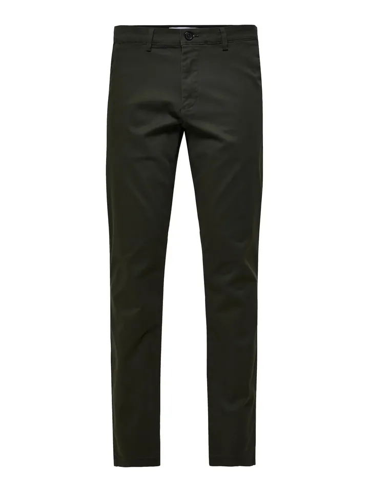 SELECTED Pantalón chino 'New Miles' pino