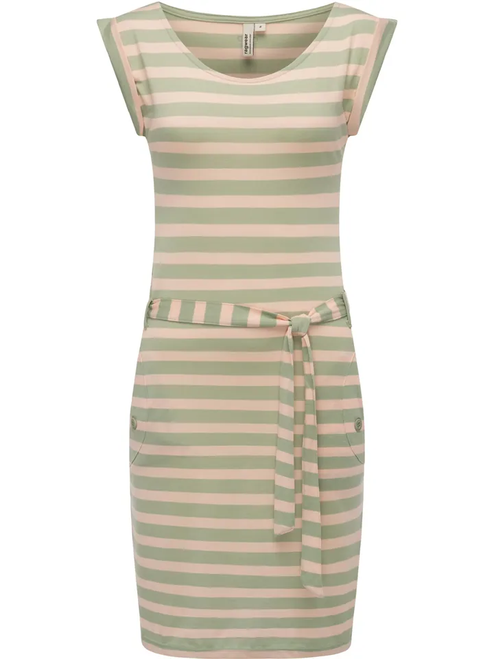 Ragwear Vestido de verano beige / verde claro