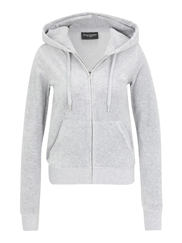 Juicy Couture Tall Sudadera con cremallera 'ROBERTSON'  gris claro