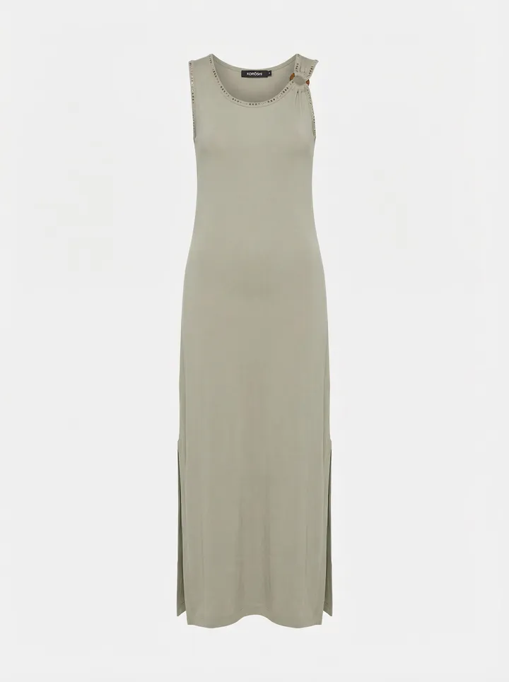 KOROSHI Vestido caqui