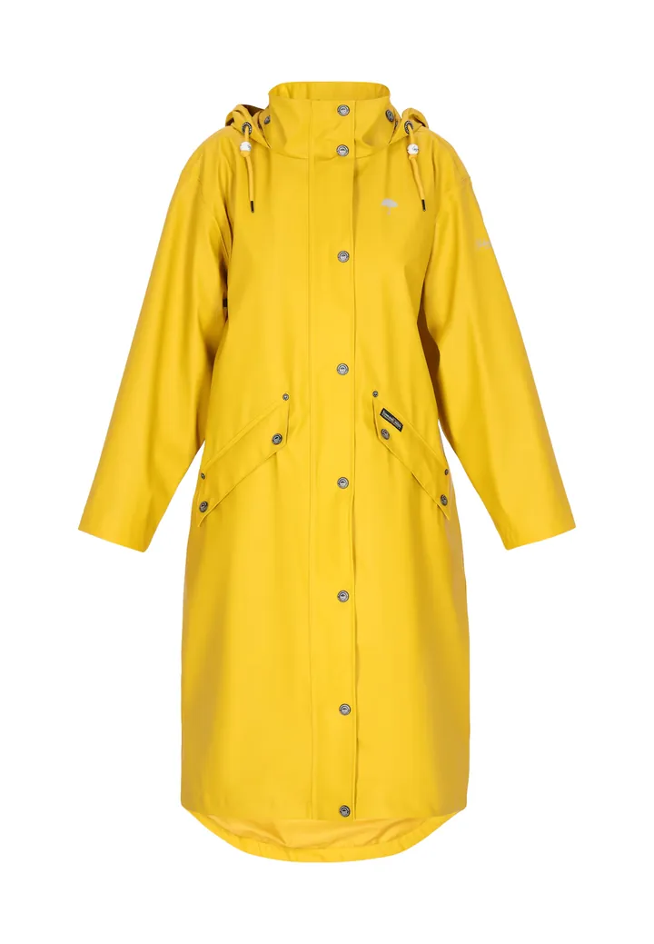 Schmuddelwedda Abrigo de entretiempo amarillo
